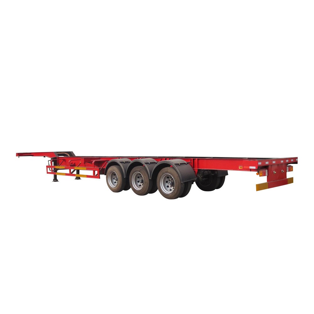 Xe đầu kéo bán phẳng 3 trục ISO 40 Feet Container