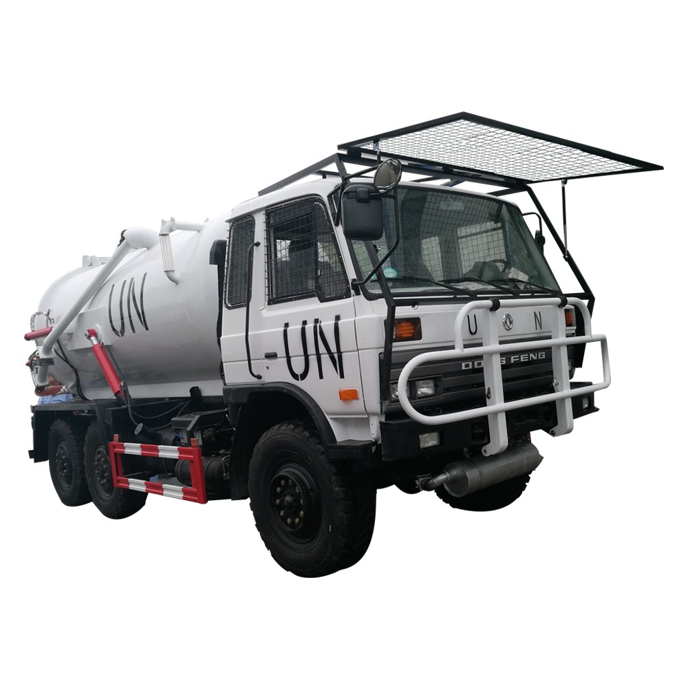 Xe tải Dongfeng 6 * 6 Bồn nước thải