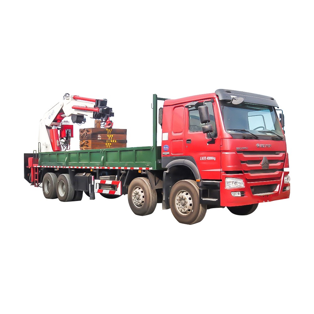 Xe Tải Howo Cẩu 50 Tấn