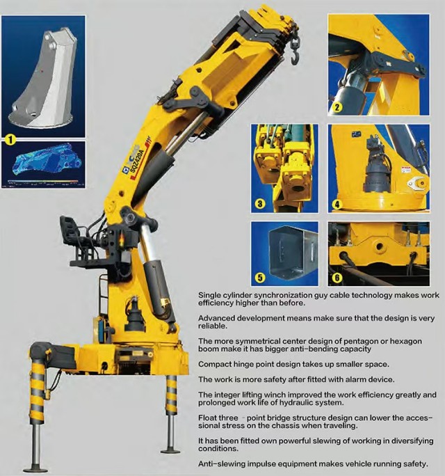 Cần cẩu cần trục XCMG Knuckle